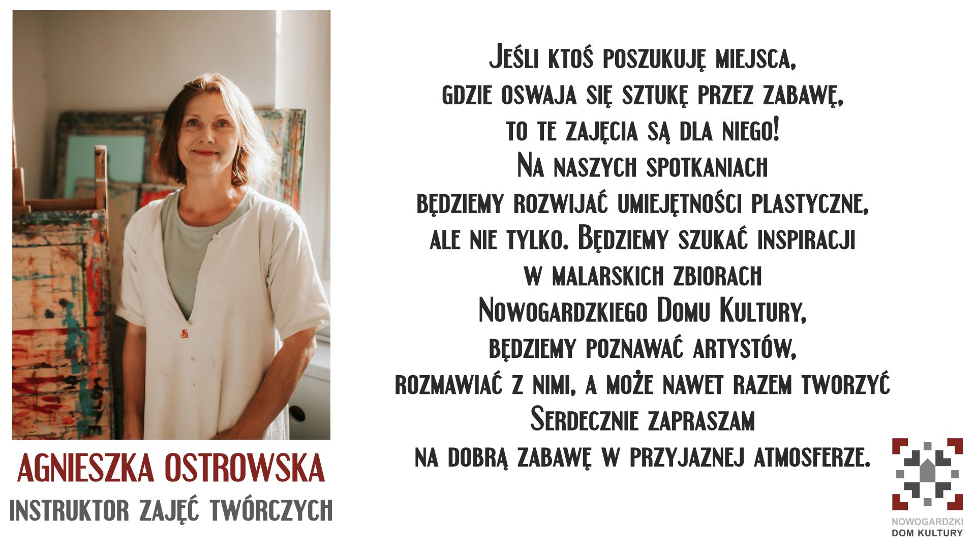 Z CYKLU NDKOWI INSTRUKTORZY...AGNIESZKA OSTROWSKA